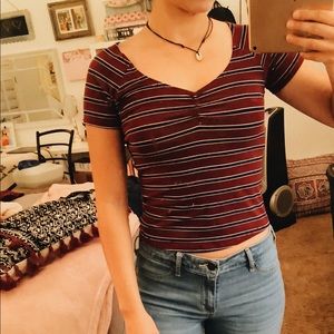 Forever 21 Striped Tee